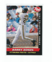 Barry Bonds (Pittsburgh Pirates) 1993 Topps Post Cereal Collector Series #15 - £4.62 GBP