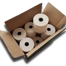 2 Ply Carbonless Receipt Paper Rolls 3&quot; x 90&#39;. Box Of 12 - £28.60 GBP
