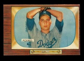 Vintage 1955 Baseball Card Bowman 97 John Johnny Podres Pitcher Brooklyn Dodgers - £14.89 GBP