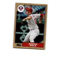 2017 Topps #87-AN Aaron Nola Silver Pack - $1.99