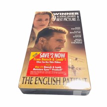 The English Patient VHS Movie 1996 Factory Ralph Fiennes History War NOS... - £18.78 GBP