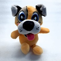 Walmart puppy dog plush talking Let&#39;s Party Paw-ty yellow gray patch Wal-Mart - £17.96 GBP