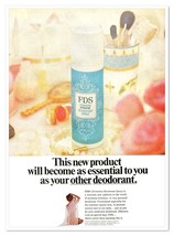 FDS Feminine Deodorant Spray Essential Vintage 1968 Full-Page Magazine Ad - $9.70