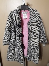 Widgeon faux fur coat girls 4t - £18.82 GBP