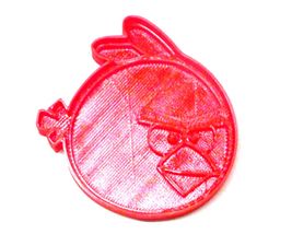 6x Angry Bird Video Game Fondant Cutter Cupcake Topper 1.75 IN USA FD2162 - £6.24 GBP