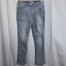 Levi&#39;s Mid Rise Skinny Jeans Women&#39;s Size 31 Distressed Blue 29 1/2&quot; Inseam - $9.89