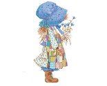 Holly holly hobbie blue  cross stitch pattern thumb155 crop