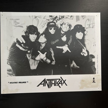 Anthrax 8x10 Promo Pic Thrash Metal Speed Metal Public Enemy Not! NYHC - £15.93 GBP