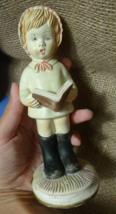 Vintage Art Pottery Collectibles Child Girl Boy singing reading Figurine... - £24.19 GBP