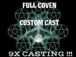 Full coven CUSTOM SPELL, cast 3 nights over 3 different lunar phases  - £79.32 GBP