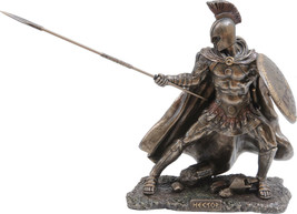 Hector Greek Mythology Hero / Warrior Cold Cast Βronze statue 12.5cm / 4.9in NEW - £65.25 GBP