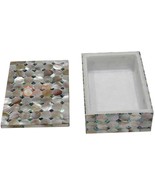 6&quot;x4&quot;x2&quot; Handmade Mother of Pearls Jewelry Box Inlaid Collectible Vetera... - £333.95 GBP