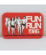 Vintage Community Spirit Pin - Fun Run 1986 - Awesome Graphic - $20.50 CAD