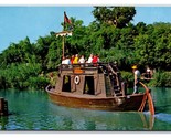 Frontierland Keel Boat Disneyland California CA UNP Chrome Postcard C-13 T7 - $9.76