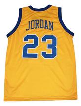 Michael Jordan #23 Laney High School Basketball Jersey New Sewn Yellow Any Size image 5