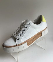 NEW DOLCE VITA Yaya White/Cork Sneakers (Size 8.5 M) - £39.29 GBP