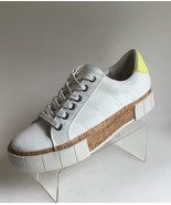 NEW DOLCE VITA Yaya White/Cork Sneakers (Size 8.5 M) - £39.87 GBP