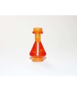 Clear Orange Science Lab Beaker Building Minifigures - $1.55