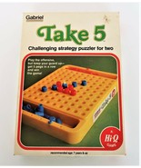 TAKE 5 by Gabriel Strategy Game Hi-Q Puzzle Vintage Complete - £15.62 GBP