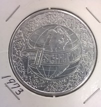 SCHLITZ BEER 1-1/2&quot; aluminum coin (1973) Mardi Gras  New Orleans, Louisiana - £7.94 GBP