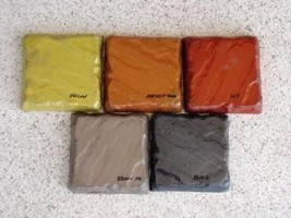 Mixed Concrete Color Pigment (25 lbs/5 colors) for Cement Concrete Plaster Grout - £191.59 GBP