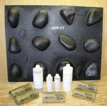 #OOR-60K River Rock Stone Veneer DIY Kit With 60 Molds Make Stone For Pennies Ea - £472.14 GBP