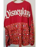 Disney Parks 2XL XXL Christmas Sprinkles Spirit Jersey Holiday Long Slee... - $84.14