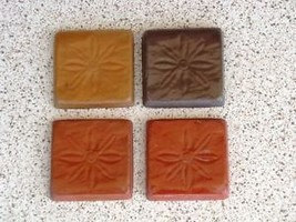 Daisy Pattern Tile Molds (12-4x4) Make 100s Wall Counter Floor Tiles for Pennies - £25.95 GBP