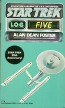 Star Trek Log Five By Alan Dean Foster (1991) Ballantine Pb - £7.88 GBP