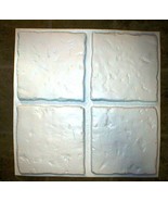 Chiseled Stone Concrete Tile Molds (4) Make 100s of 13&quot;x13&quot; Tiles For Pe... - £44.70 GBP