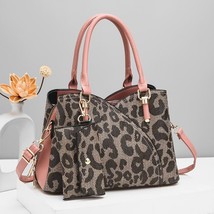  Women&#39;s Bag  Leopard Print Shoulder Women&#39;s Bag Large Capacity Handbag Style Fa - £33.49 GBP