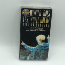 HOWARD JONES Last World Dream Live In Concer 1986 USA HI-FI VHS New Sealed - £39.34 GBP