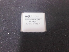 Wyse Technology CompactFlash CF 64MB Memory Card 991360-03 - $21.82
