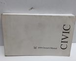 1999 Honda Civic Sedan Owners Manual [Paperback] Auto Manuals - $48.99