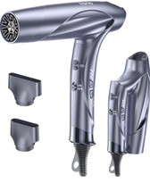 llano Lightweight Folding Ionic Hair Dryer w/ 110,000 RPM Brushless Motor Silver - £65.54 GBP