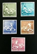 Togo #491-4,C43 Olympics Tokyo 1964 - MNH - £3.16 GBP