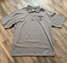 Walt Disney World Polo Shirt Mens Large Gray Short Sleeve Mickey Mouse NEW - £15.07 GBP