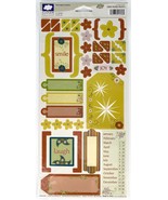 Cloud 9 Design Kensington Gardens 43pc Cardstock Stickers Pack NEW GEM B... - £2.94 GBP