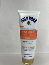 Gold Bond Body Bright Daily Body &amp; Face Lotion Crepe Corrector Vitamin C... - $8.97