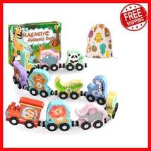Engaging 11-Piece Magnetic Animal Train Set - Perfect Educational Gift f... - $406.53 MXN