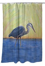 Betsy Drake Blue Heron Shower Curtain - £87.04 GBP
