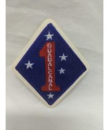 Marines 1st Division Guadalcanal Faux Patch Sticker 2 3/4&quot; - $11.88