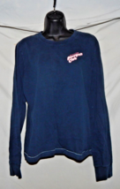 American Eagle Outfitters Womens Long Sleeve Navy T-shirt Pussycat Club XL Y2K - £8.55 GBP
