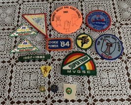 Girl Scouts of America 21 New Sew On Patches Badge Pins Maumee Valley Council - £9.39 GBP