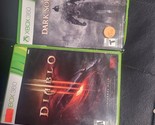 LOT OF 2 Dark Souls II [NO MANUAL] +DIABLO III [+ MANUAL] ( Xbox 360) - $7.91