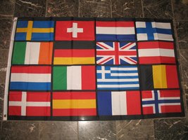 3X5 Europe European Nation Nations Flag 3&#39;X5&#39; Brass Grommets - £7.09 GBP