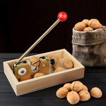 Nizodo NutCracker Tool Heavy Duty Nut Cracker with Wooden Base/Box - $338.81 MXN
