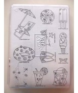 SPARKLING SUMMER - STAMPIN&#39; UP! - 2004 Retired Set of 11 - UNMOUNTED - $20.07 CAD