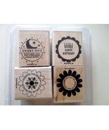 STAMPIN UP - rubber stamp - SO MANY SCALLOPS - SCALLOP FLOWER BABY BIRTH... - $7.79