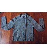 Ann Taylor Loft  Mock Turtleneck Wool Blend  zippered front SIZE SMALL S... - $30.85 CAD